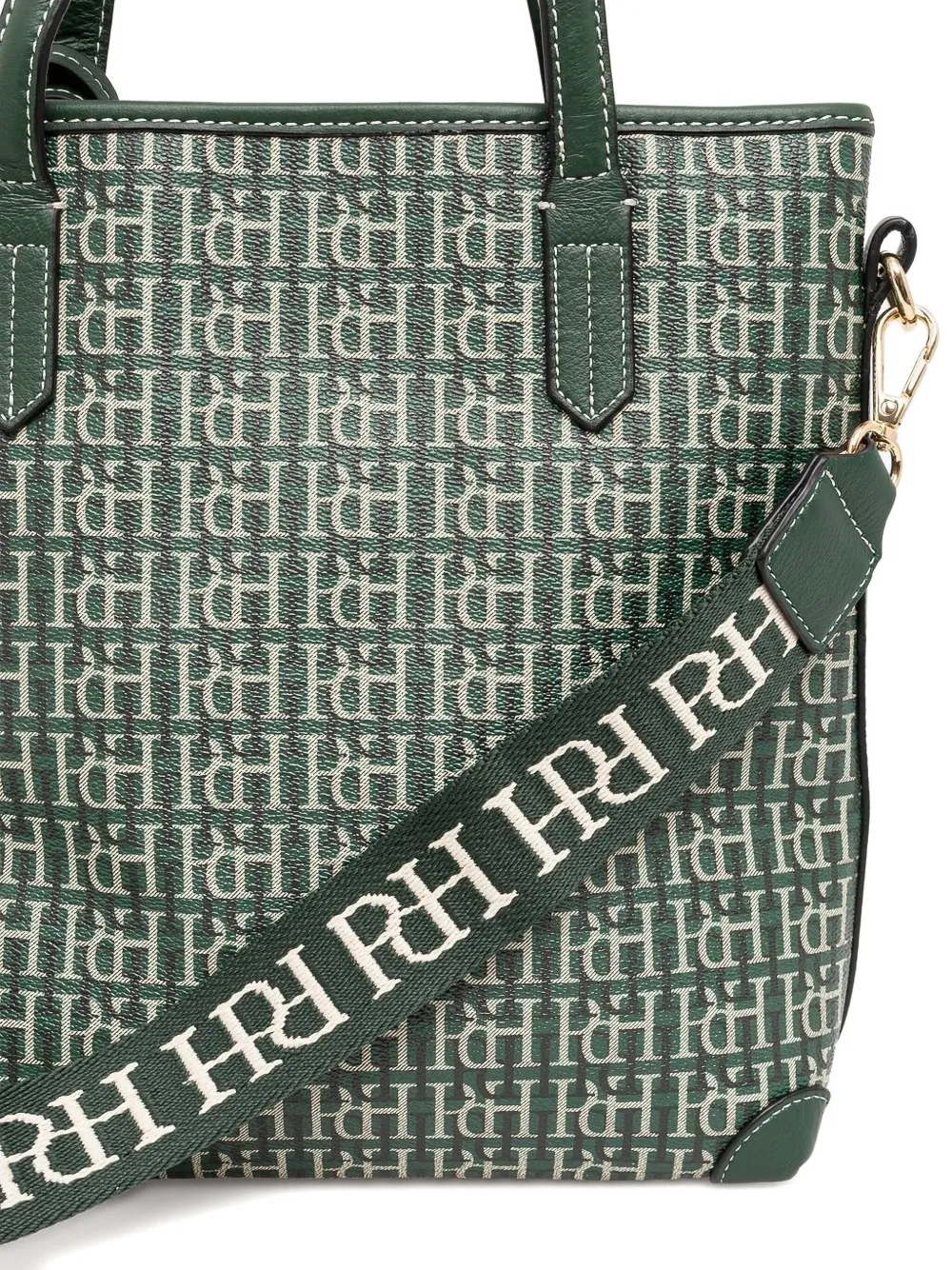 Pedro Del Hierro Shopper met monogram-print Groen