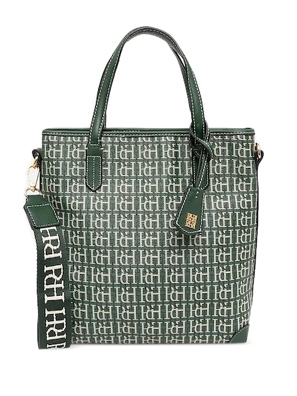 Pedro Del Hierro Shopper met monogram-print Groen