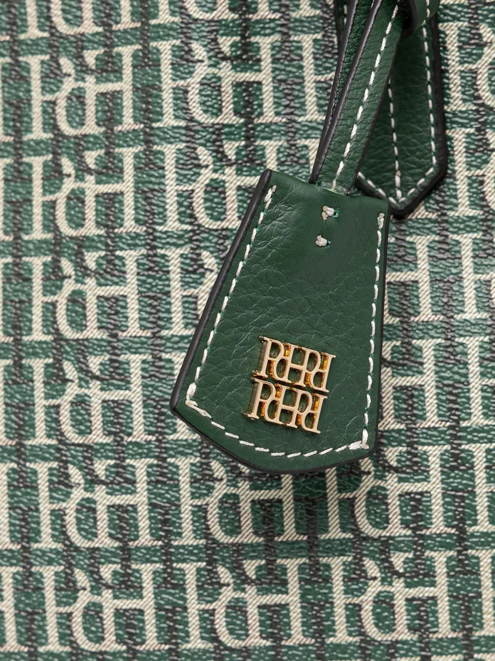 Pedro Del Hierro Shopper met monogram-print Groen