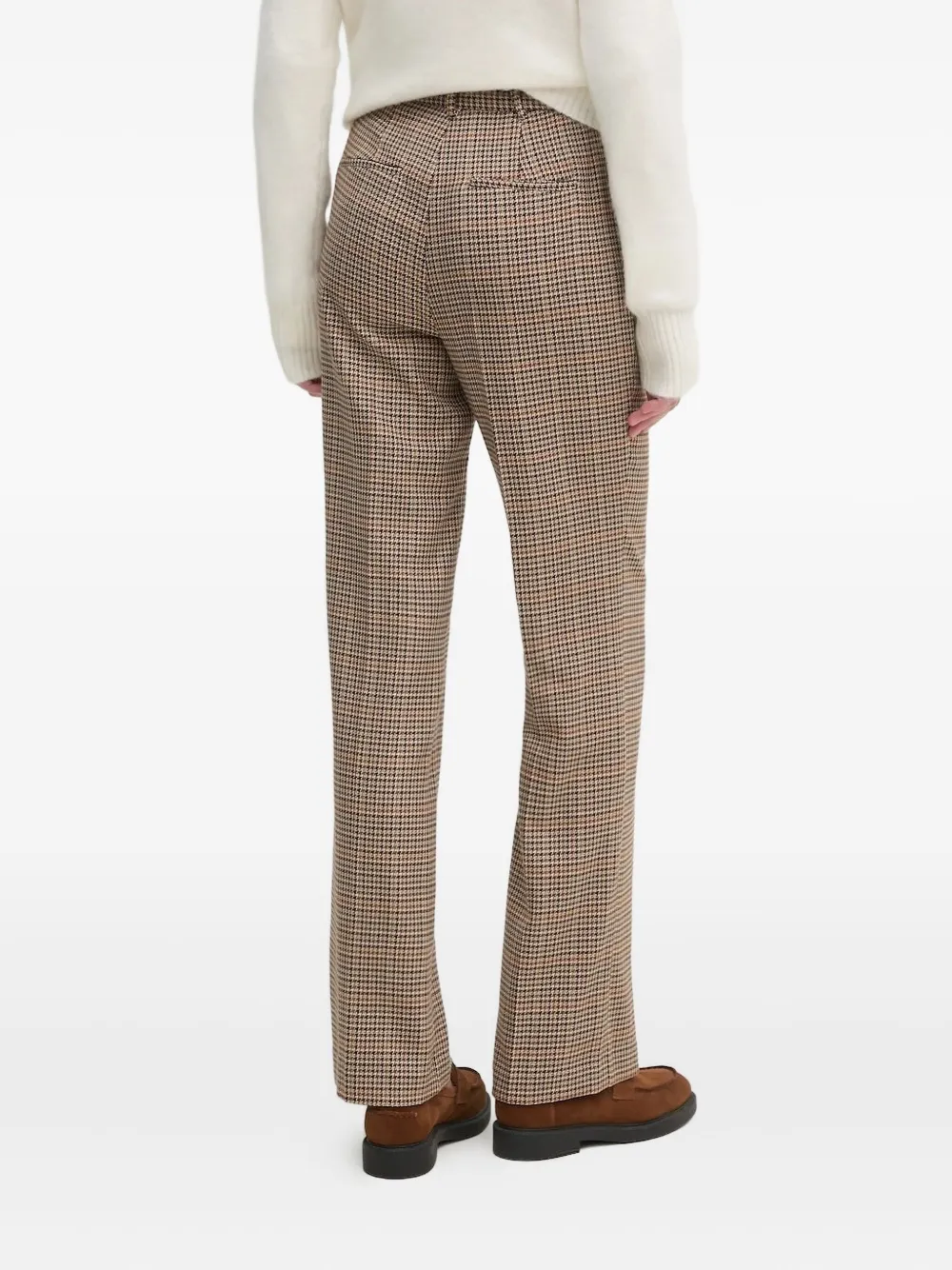 Pedro Del Hierro houndstooth trousers - Bruin