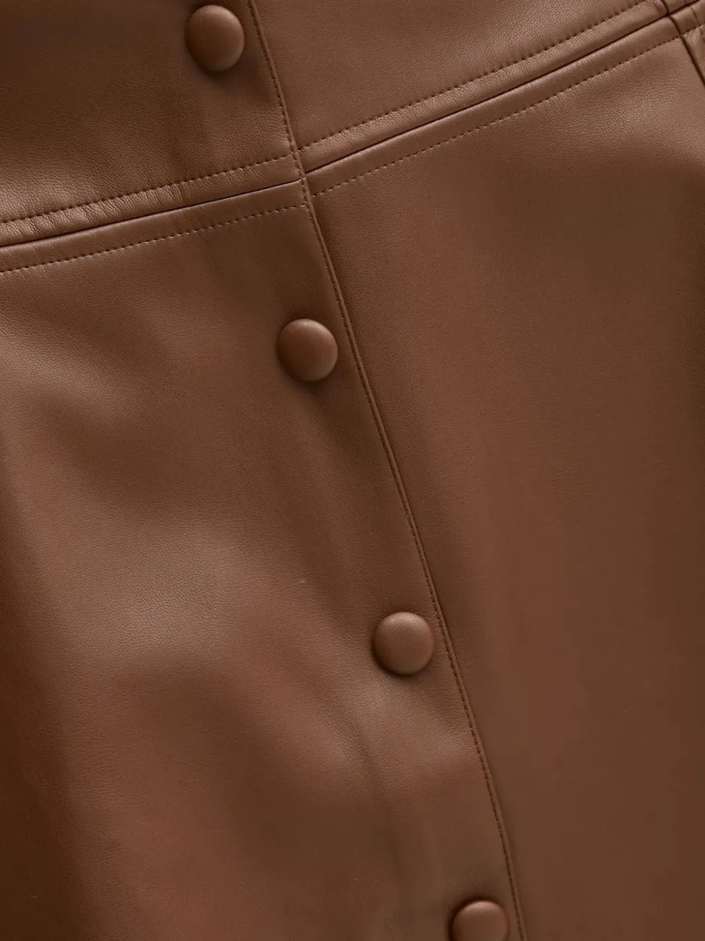 Pedro Del Hierro Button-front Paneled Midi Skirt In Brown