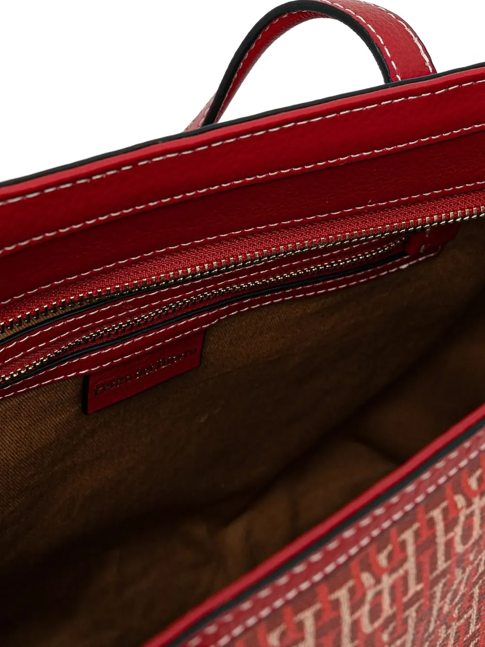 Pedro Del Hierro Monogram Tote Bag In Red