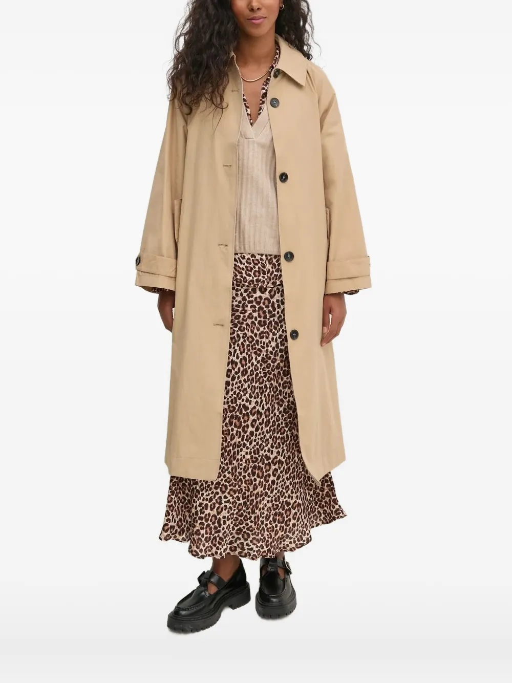 Pedro Del Hierro Leopard-print Shirt In Brown