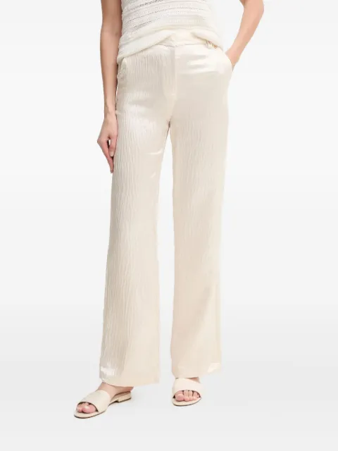 Pedro Del Hierro textured satin trousers