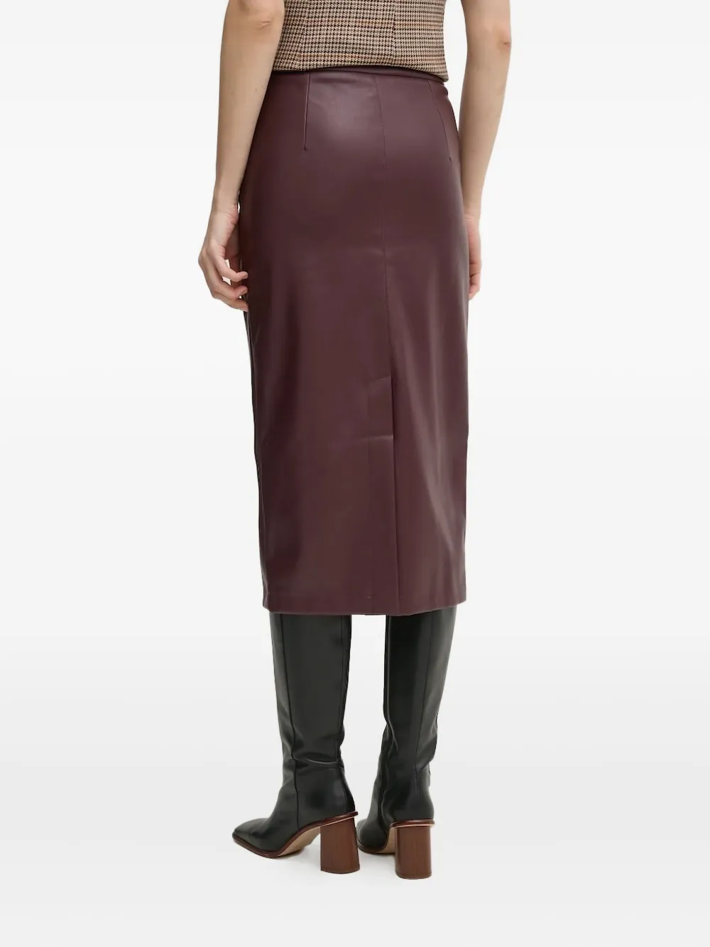 Pedro Del Hierro pocket-detail midi skirt - Rood