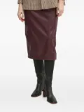 Pedro Del Hierro pocket-detail midi skirt - Red