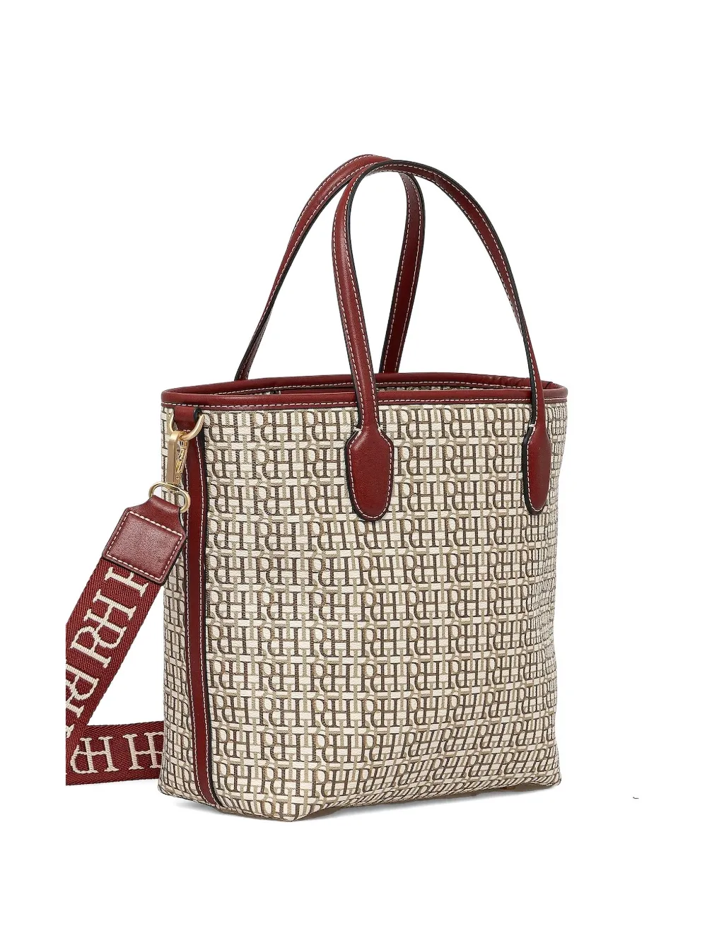 Pedro Del Hierro Monogram Cross Body Bag In Neutral