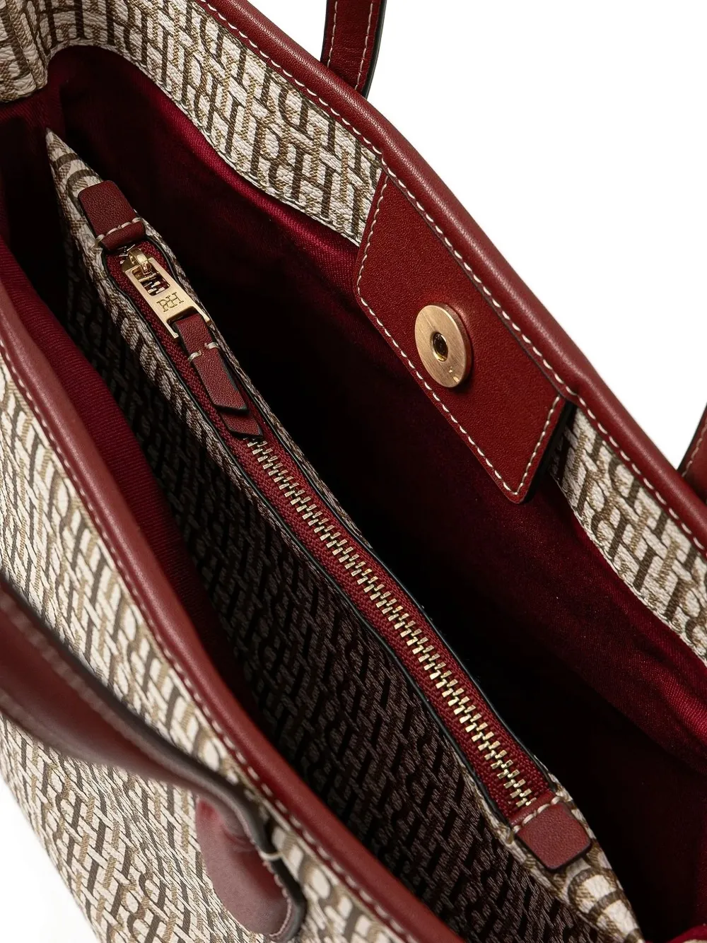 Pedro Del Hierro Monogram Cross Body Bag In Neutral