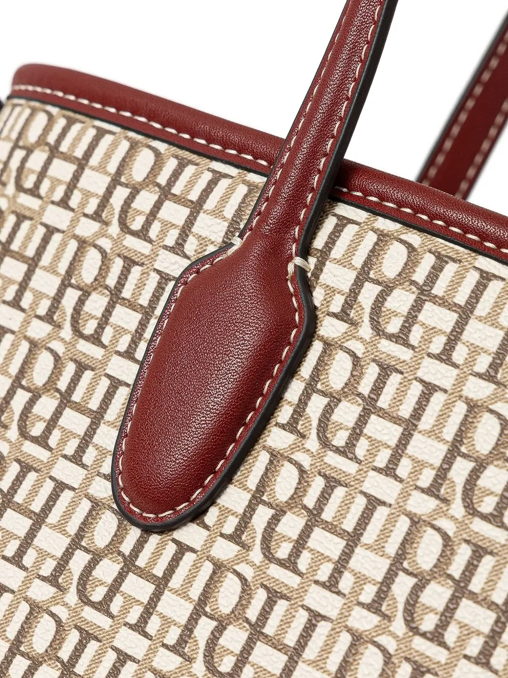 Pedro Del Hierro Monogram Cross Body Bag In Neutral