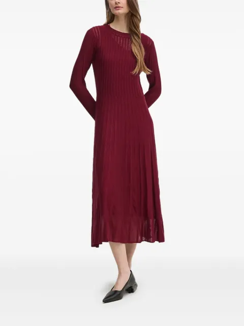 Pedro Del Hierro ribbed crew-neck midi dress