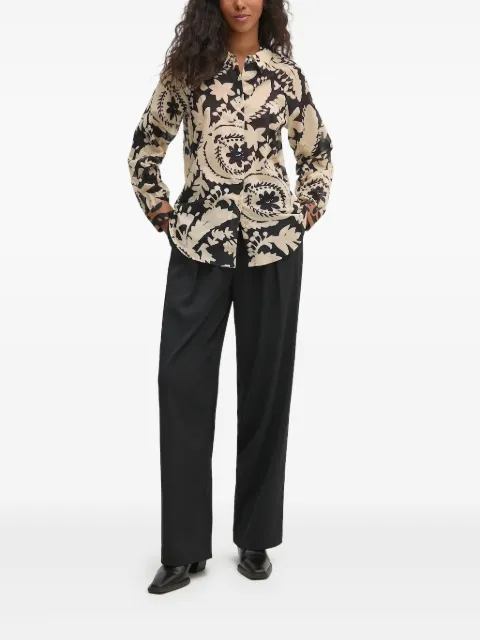 Pedro Del Hierro floral-print button-down shirt