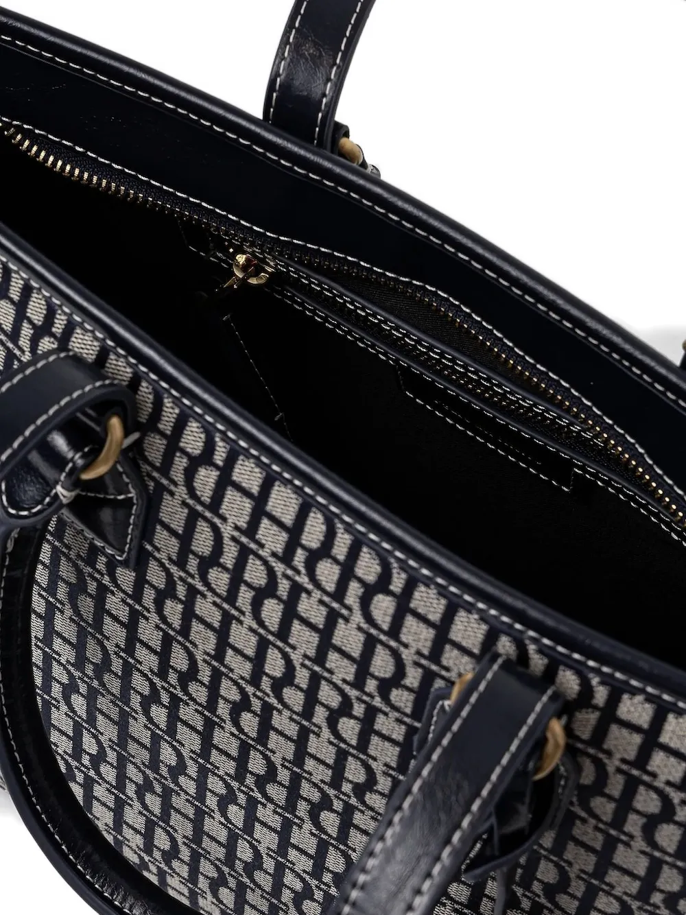 Pedro Del Hierro Mini Logo-pattern Tote Bag In Blue