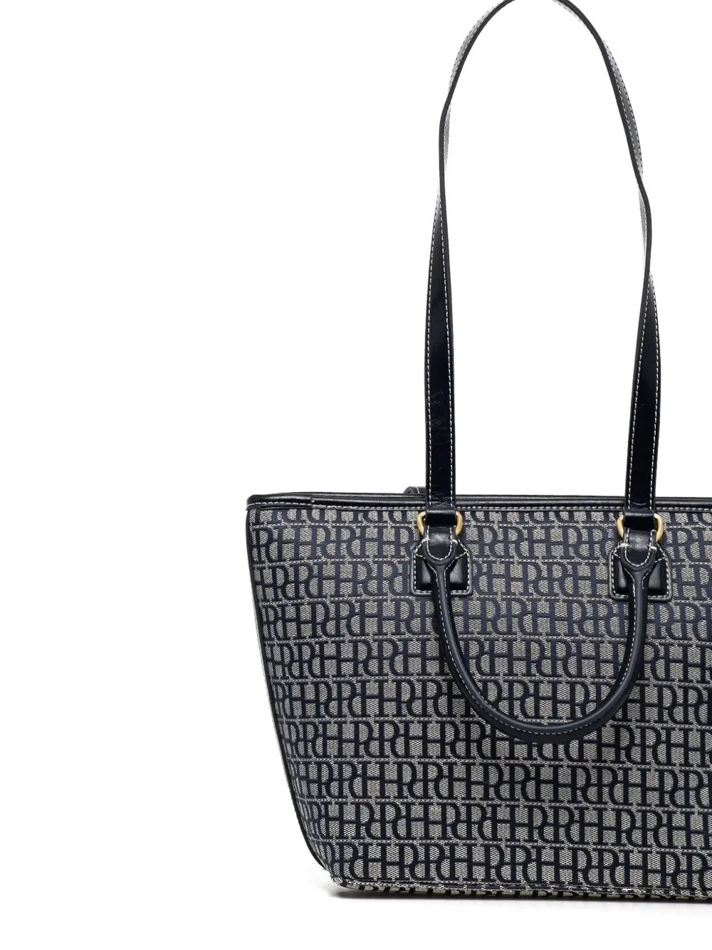 Pedro Del Hierro Mini-shopper met logopatroon - Blauw