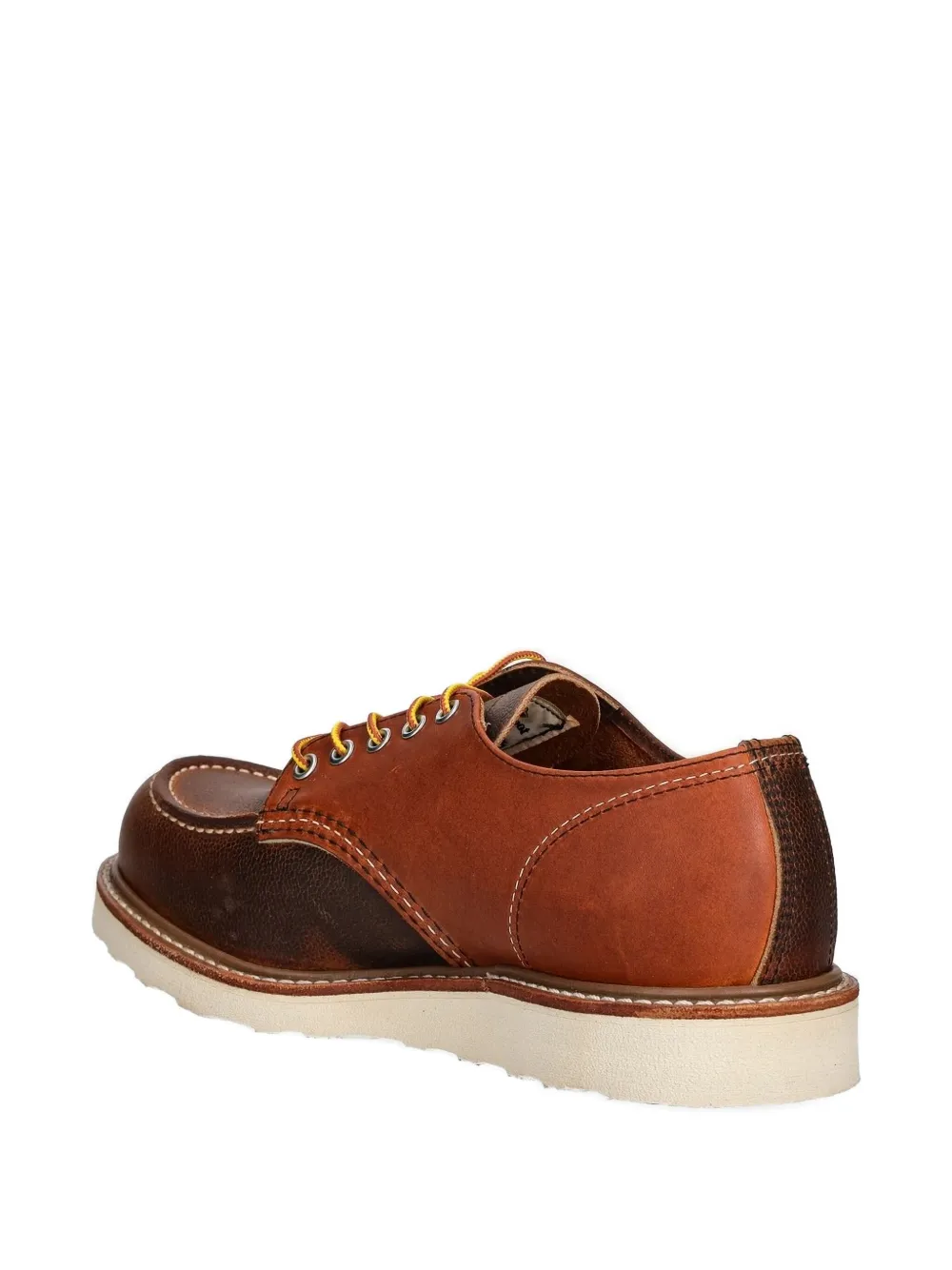 Red Wing Shoes leather moc-toe lace-up shoes Brown