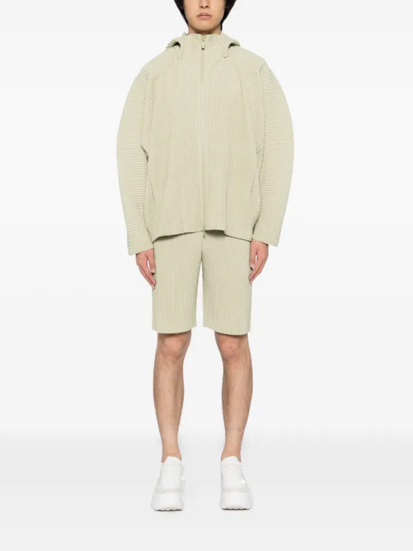 Homme Plissé Issey Miyake プリーツ ショートパンツ | グリーン