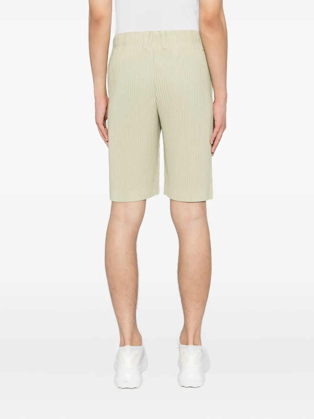 Homme Plissé Issey Miyake Geplooide shorts Groen