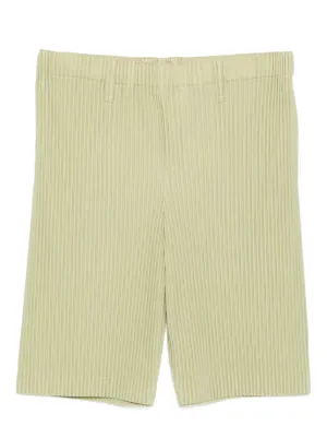 Homme Plissé Issey Miyake プリーツ ショートパンツ | グレー
