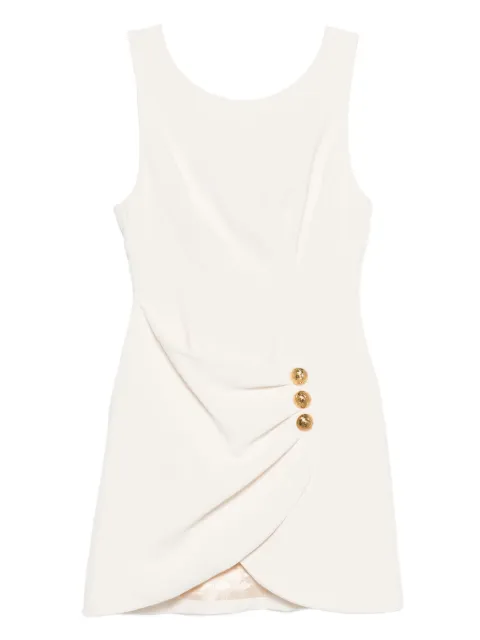 Elisabetta Franchi button-embellished mini dress