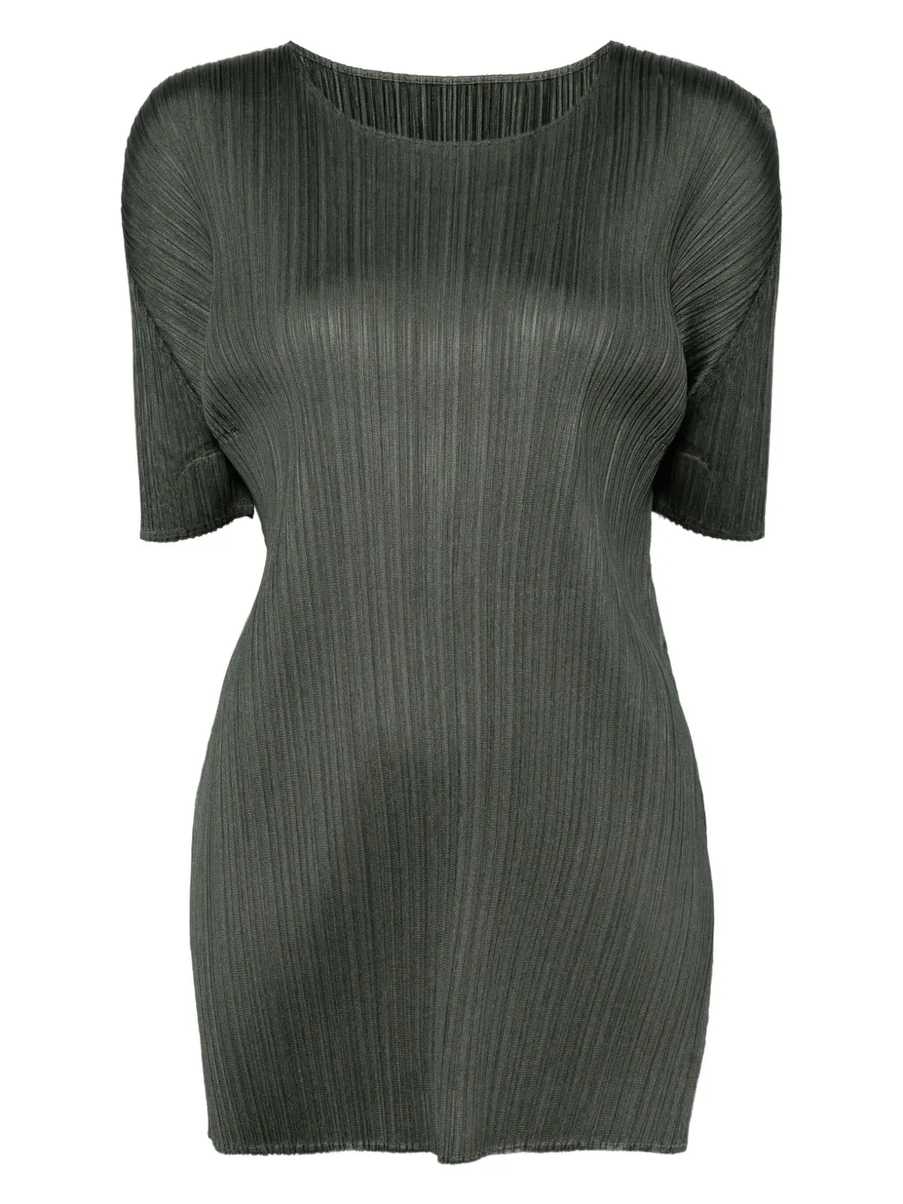 Pleats Please Issey Miyake MC June pleated top Groen