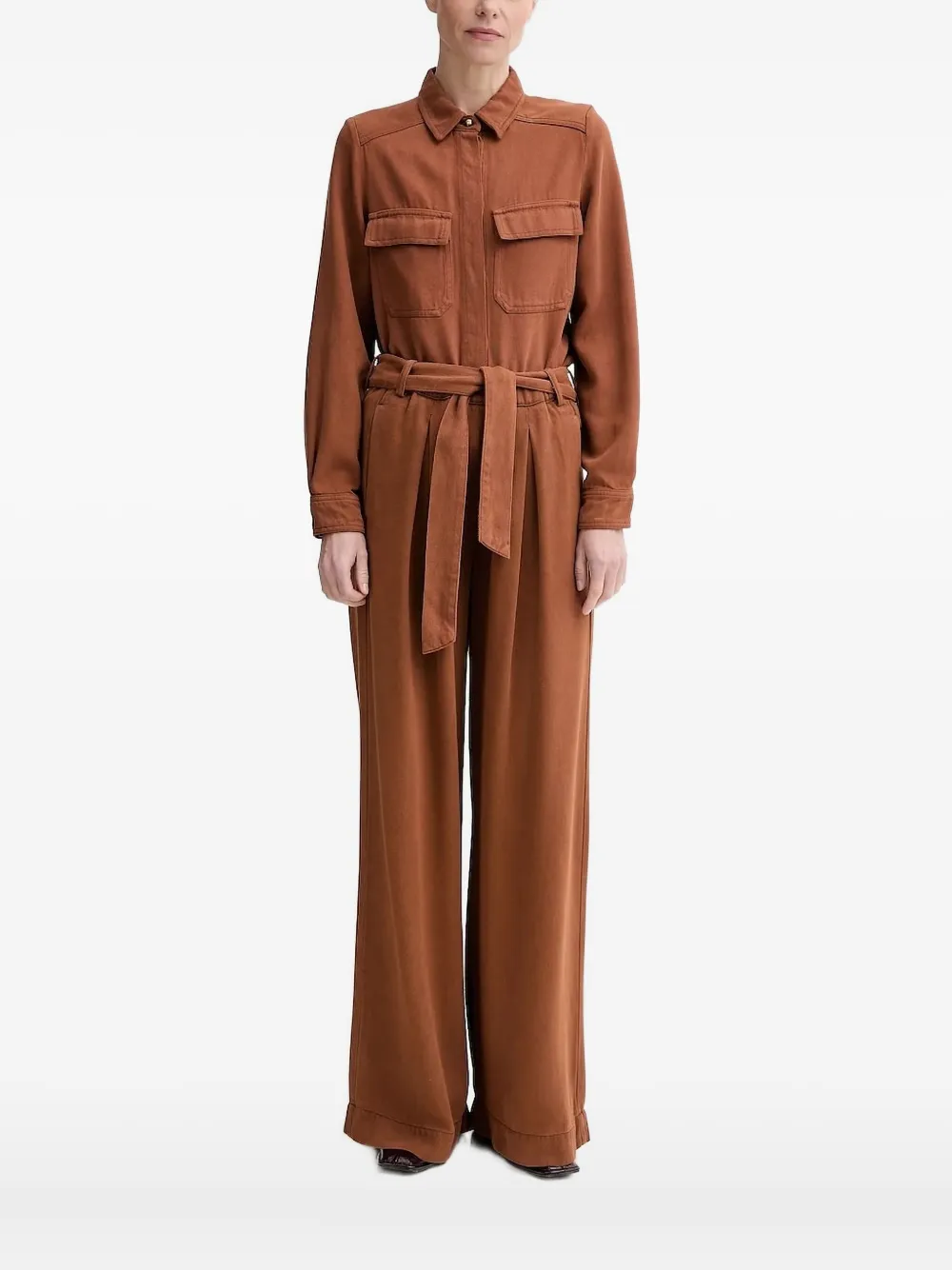 Sessùn Guggen flap-pocket shirt | Orange | Image 1