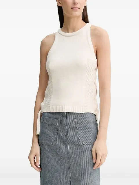 Sessùn lace-up knitted top