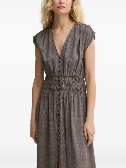 Sessùn button-front midi dress