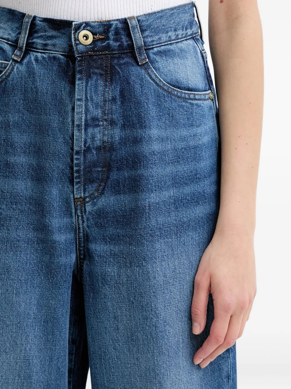 Sessun Cotton Jeans In Blue