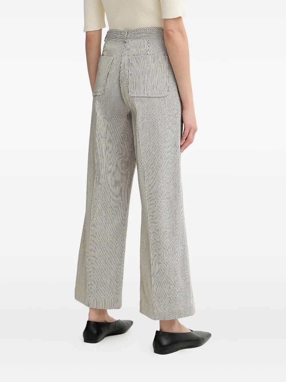 Sessùn striped cotton trousers | High Waisted Pants | Image 2