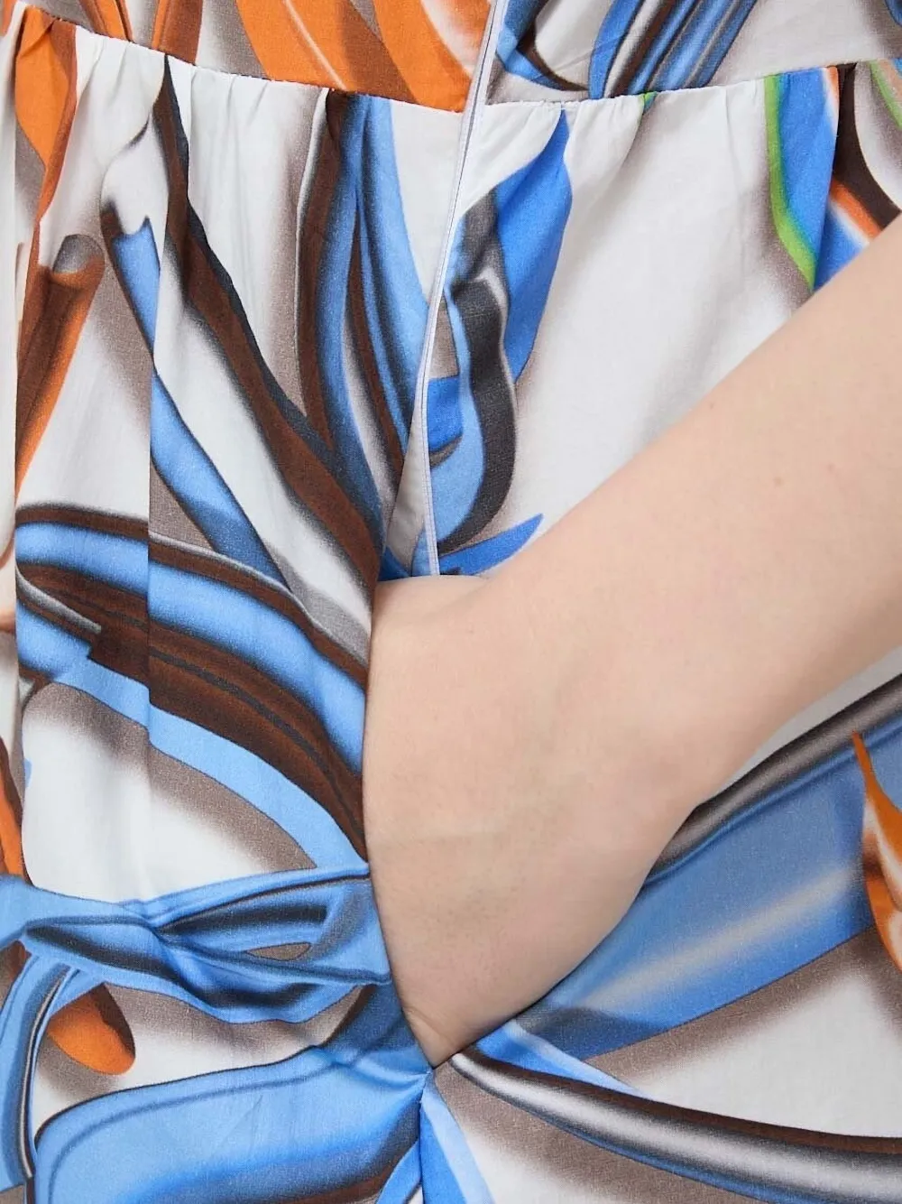 Silvian Heach Silvian mini-jurk met abstracte bloemenprint Wit
