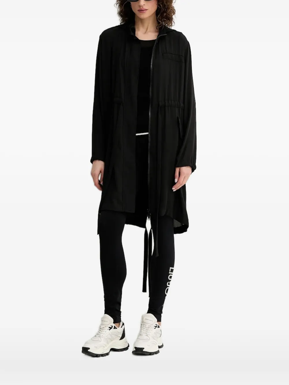 Silvian Heach Losova Drawstring Jacket In Black