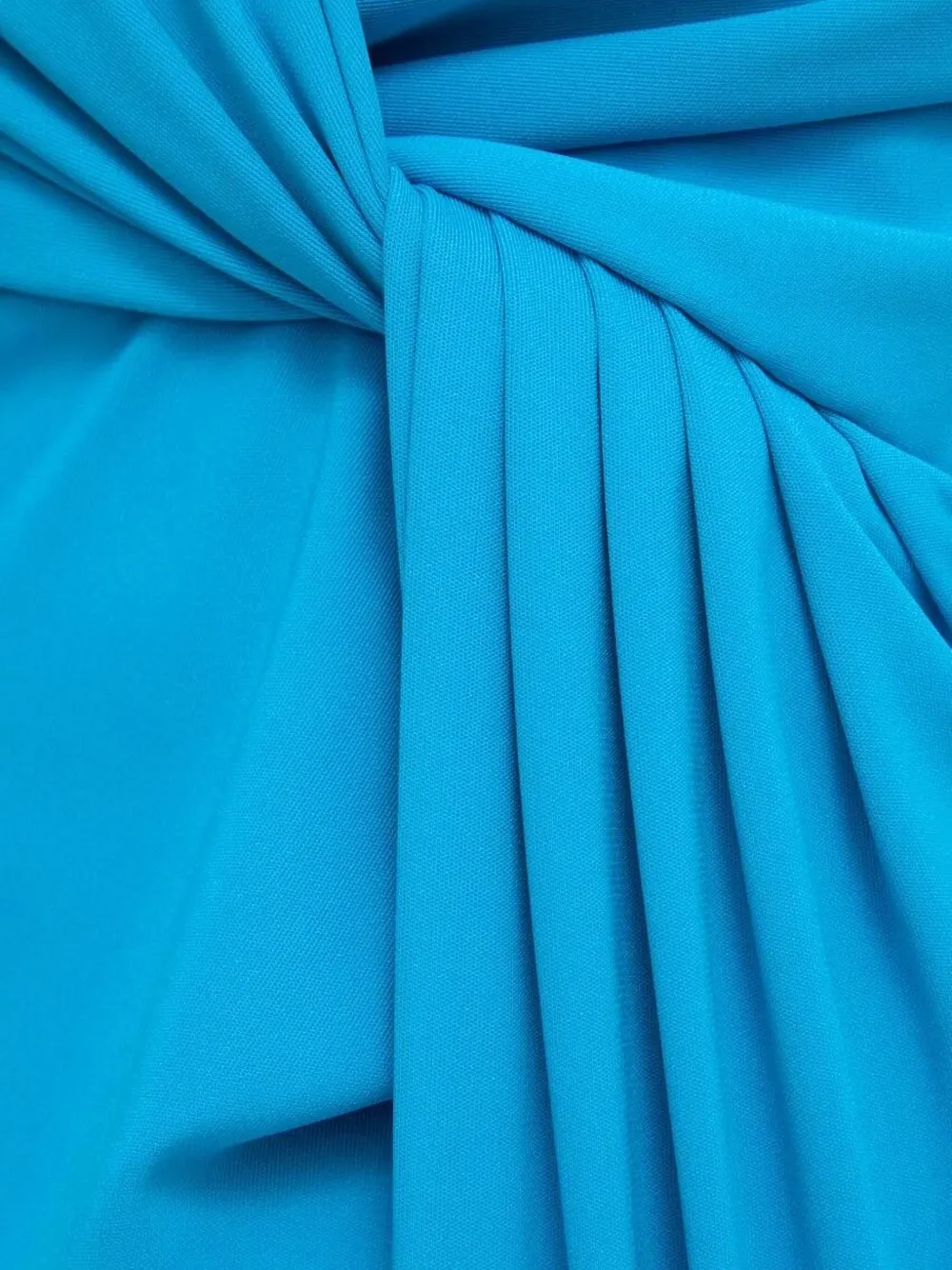 Silvian Heach Twist-front Dress In Blue