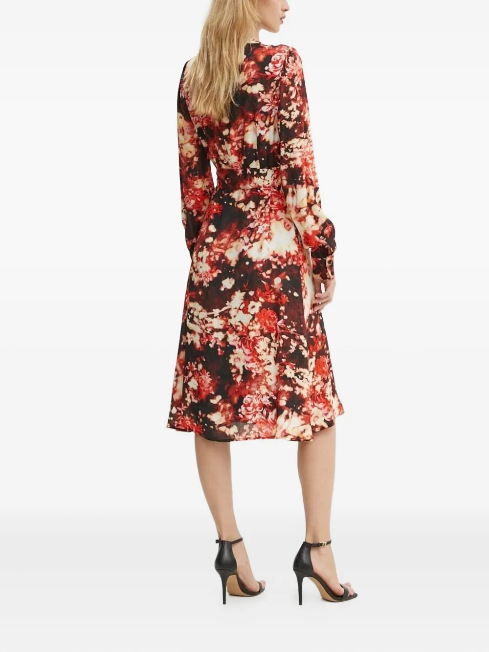 Silvian Heach Jurk met bloemenprint - Rood
