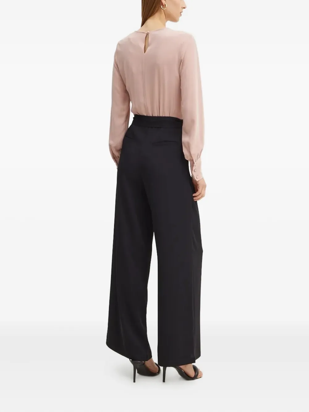Silvian Heach Geplooid jumpsuit met ceintuur - Roze