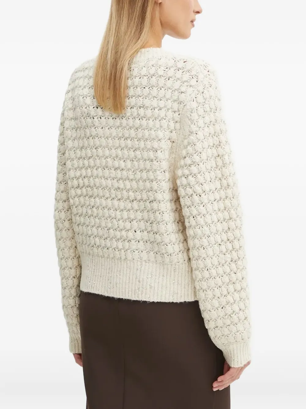 Silvian Heach Button-down vest met textuur Beige