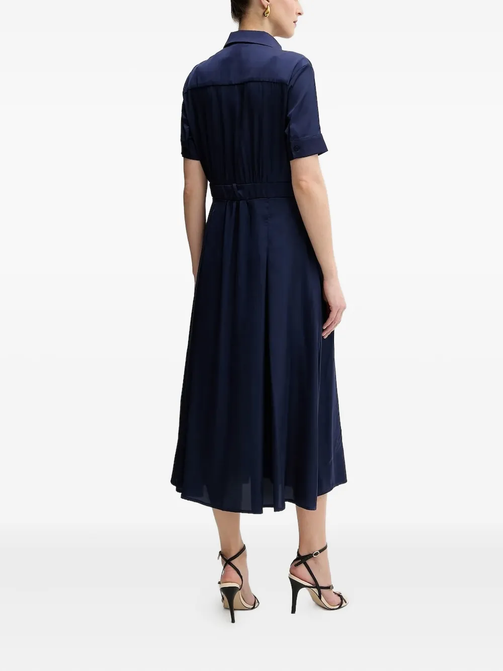 Silvian Heach Blousejurk met geplooide zak - Blauw