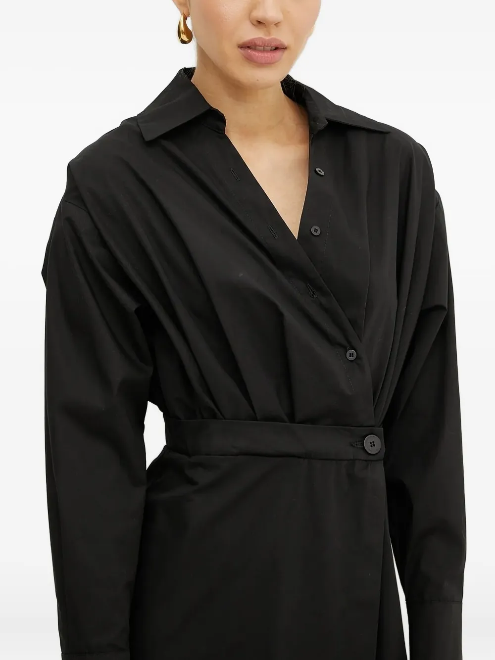 Silvian Heach Blousejurk met ceintuur Zwart