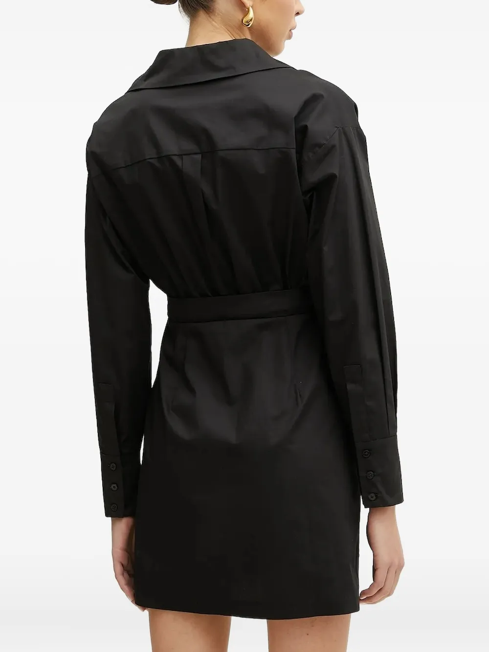 Silvian Heach Blousejurk met ceintuur - Zwart