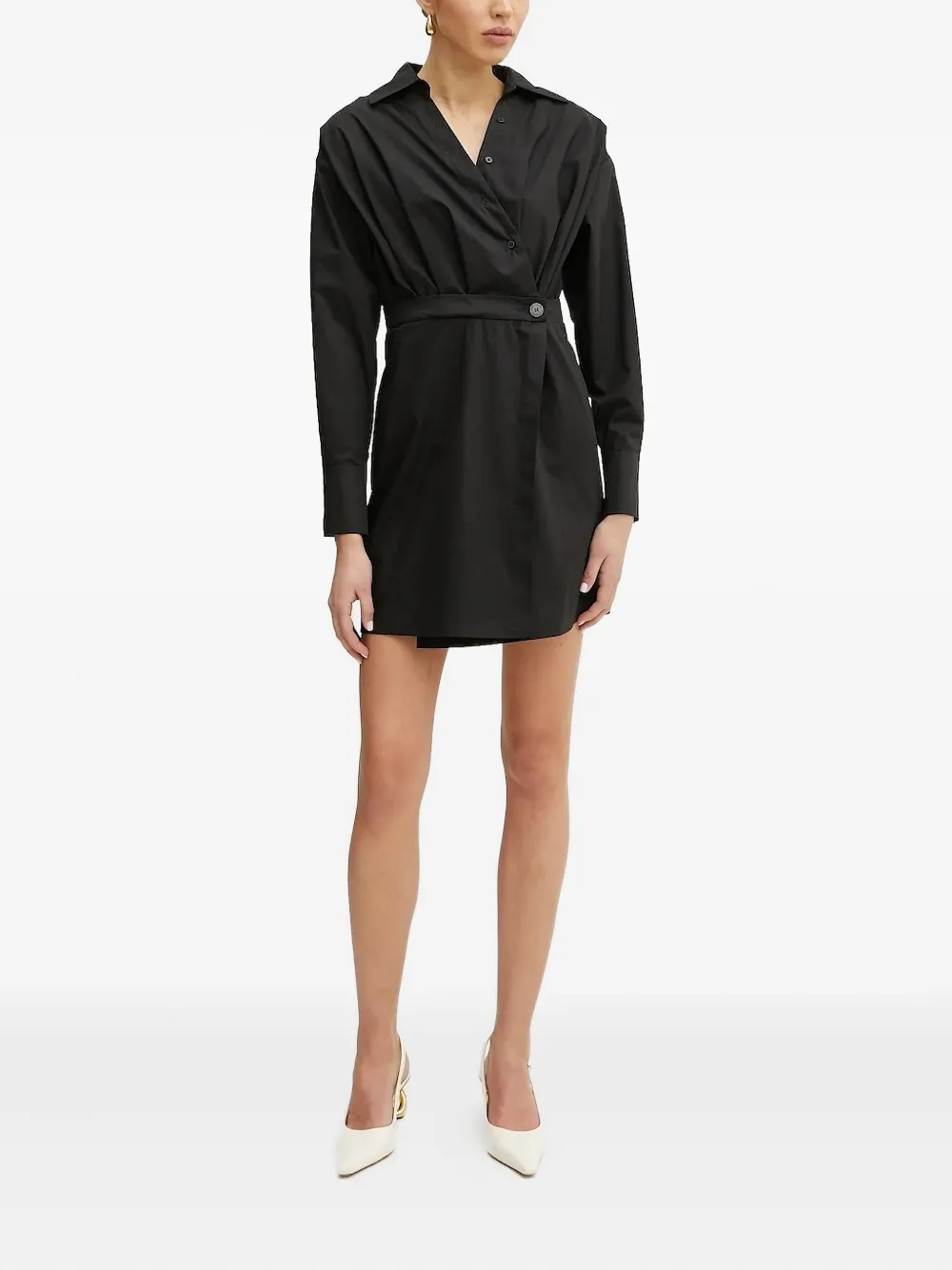 Silvian Heach Blousejurk met ceintuur Zwart