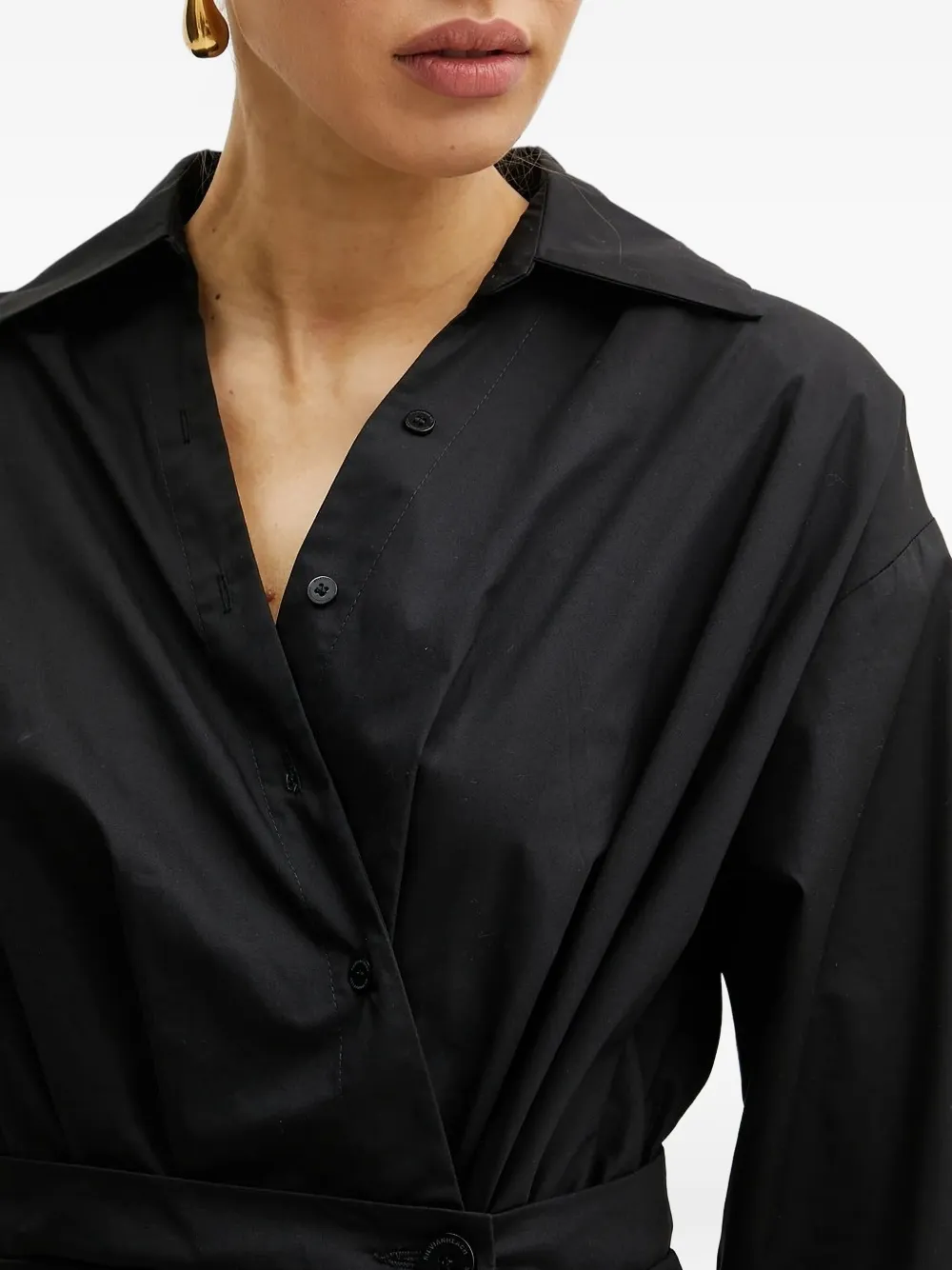 Silvian Heach Blousejurk met ceintuur Zwart
