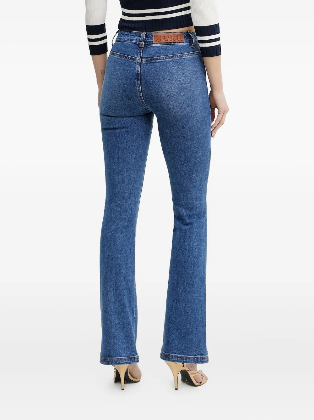 Silvian Heach Flared jeans met zakdetail - Blauw