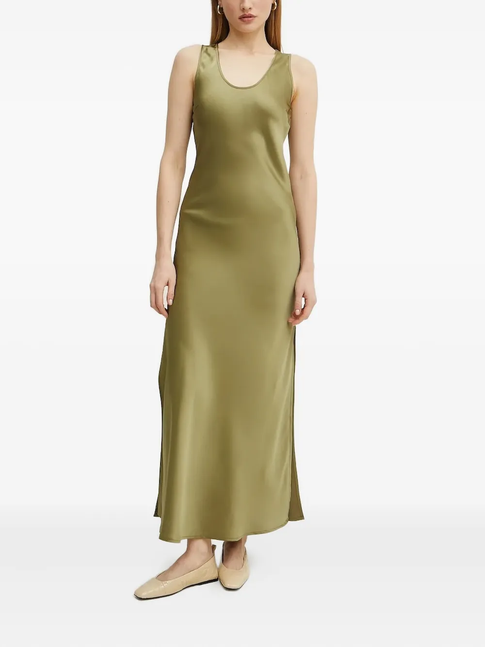 Silvian Heach side-split maxi dress - Verde