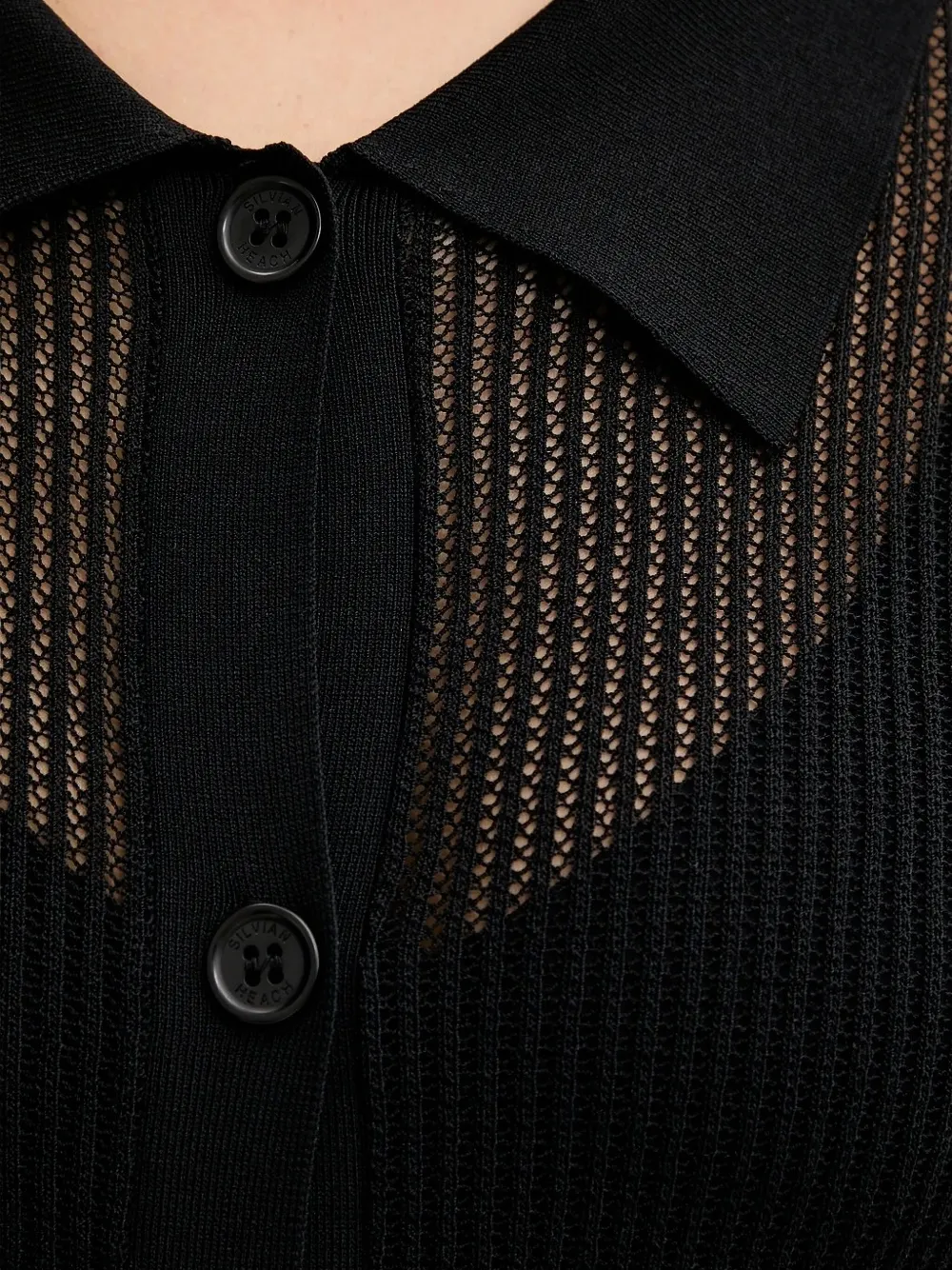 Silvian Heach Mini-jurk met polokraag Zwart