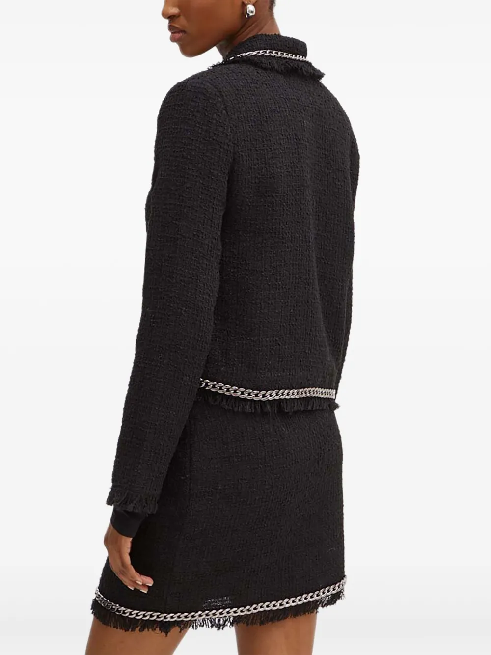 Silvian Heach chain-trimmed tweed jacket | Tweed Jackets | Image 2