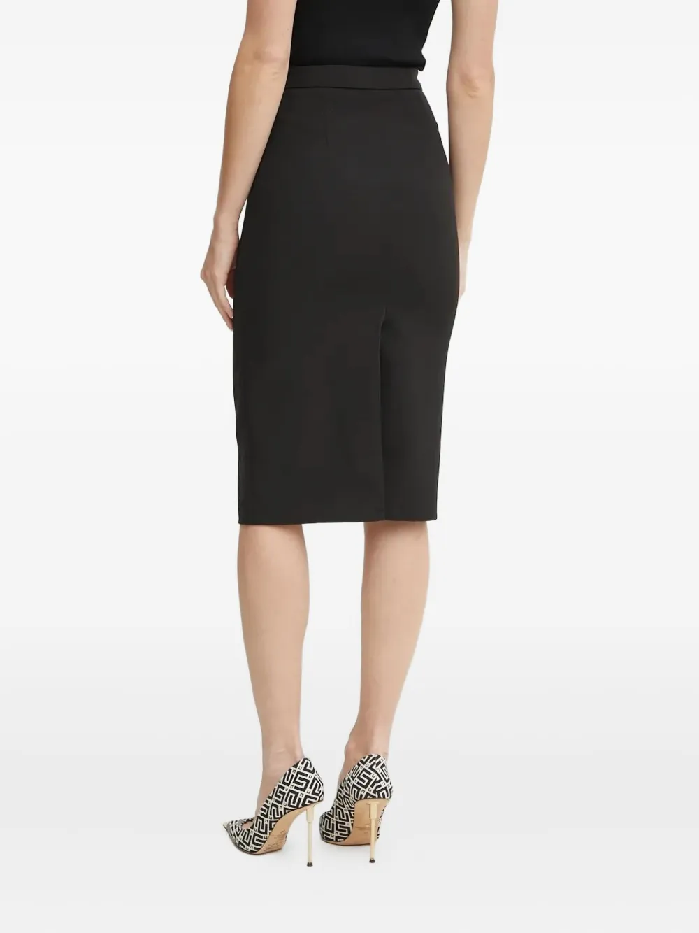 Silvian Heach zip-fastening pencil skirt - Zwart