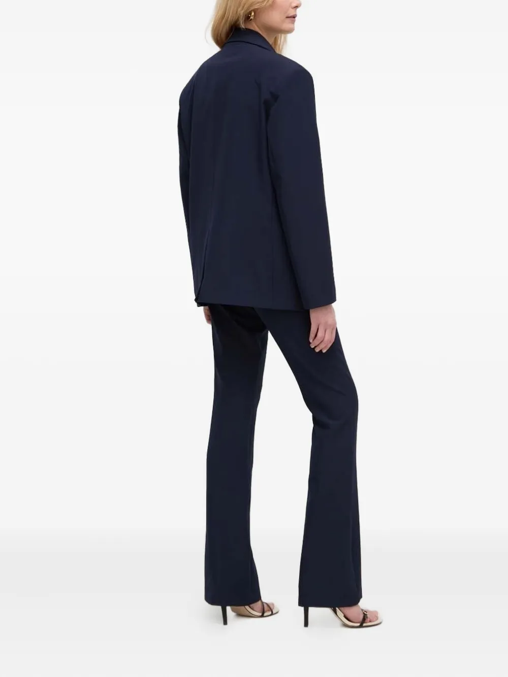 Silvian Heach Single-breasted Notched-lapel Blazer In Blue