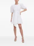 Silvian Heach eyelet puff-sleeve dress - White