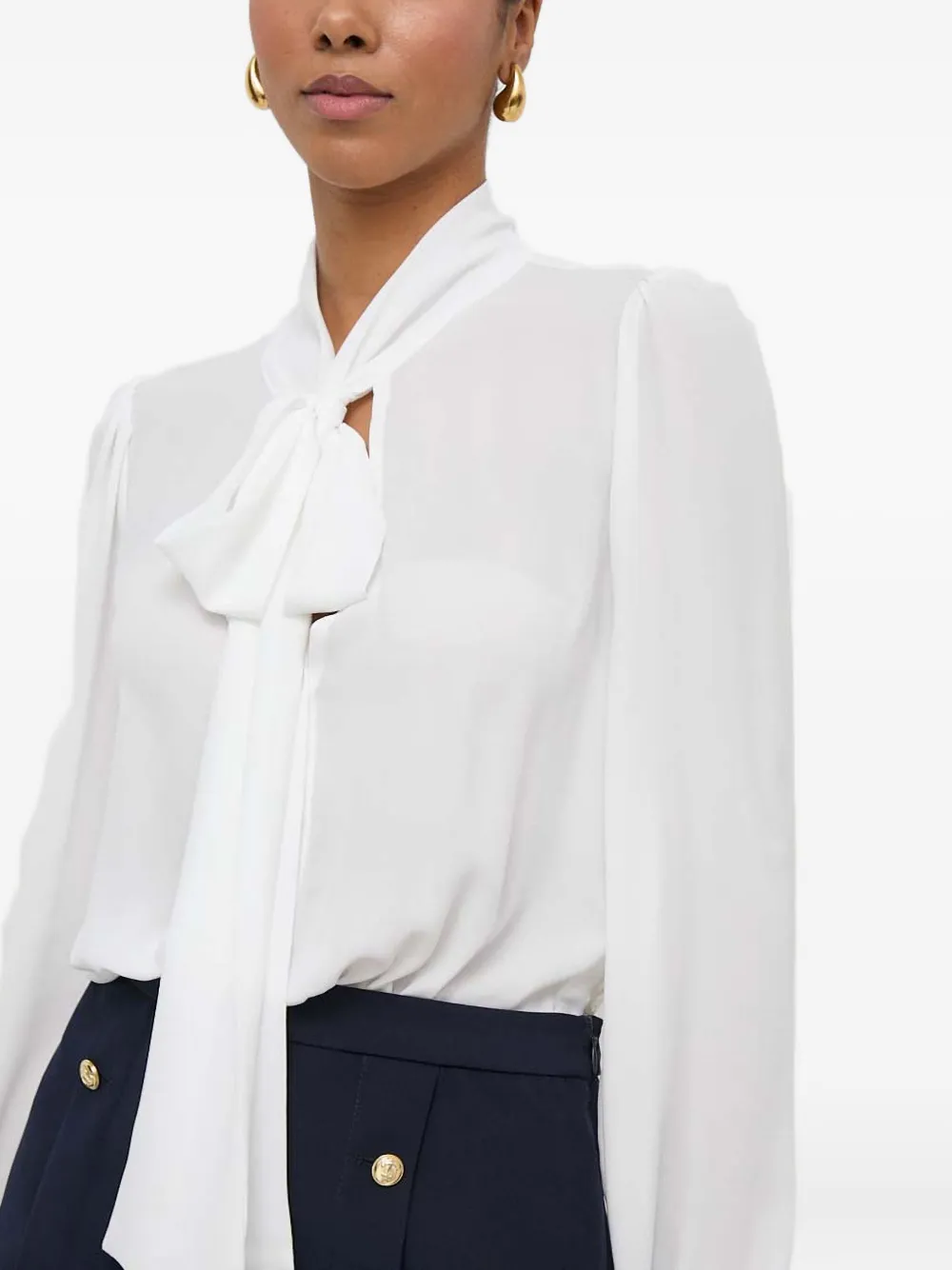 Silvian Heach Blouse met strik Wit