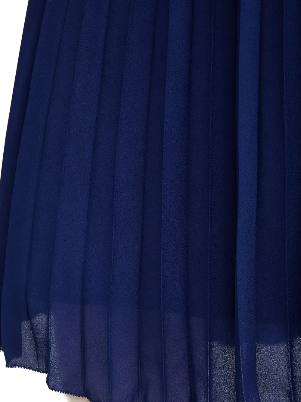 Silvian Heach Pleated Midi Skirt In Blue