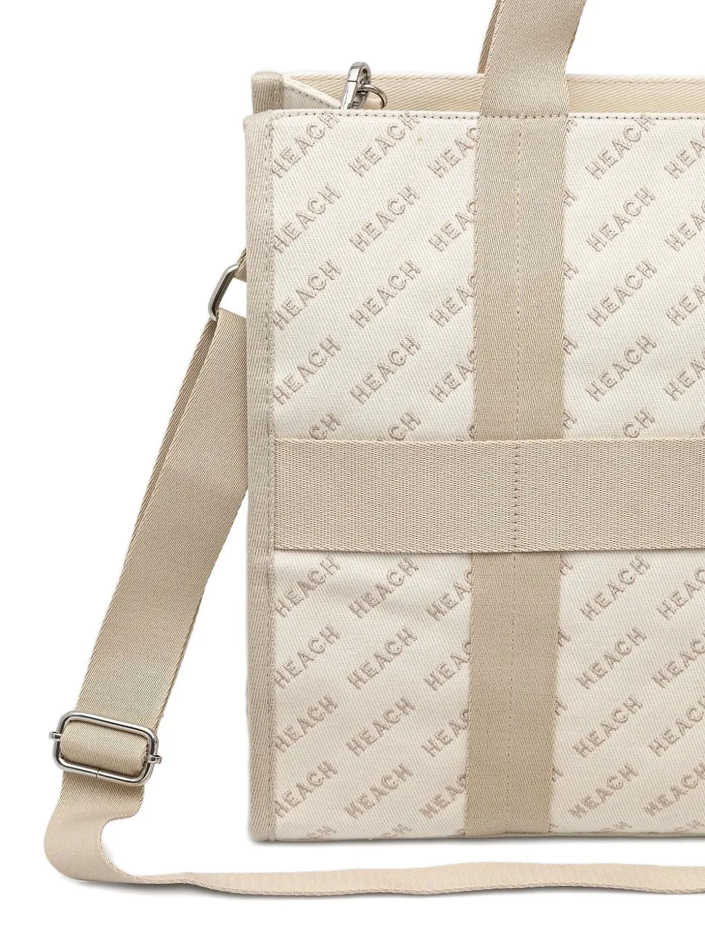 Silvian Heach Logo-plaque Tote Bag In Neutral