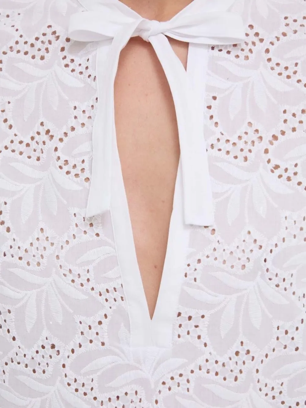 Silvian Heach Blouse met uitgesneden details Wit